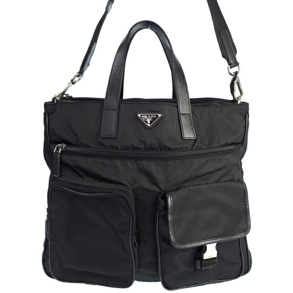 Prada Business Shoulder Bag black